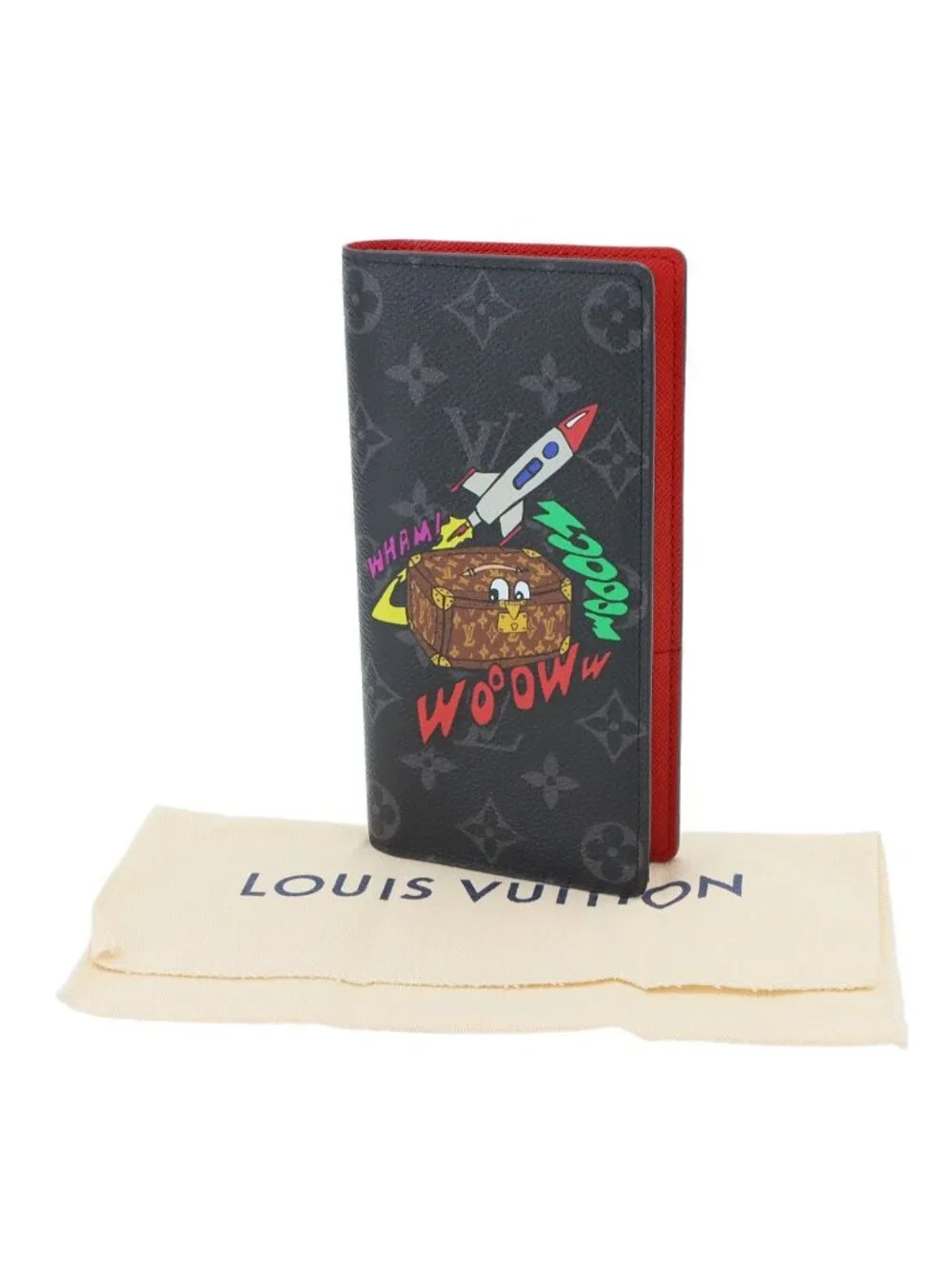 Louis Vuitton Monogram Eclipse Portefeuille Plaza Bifold Wallet